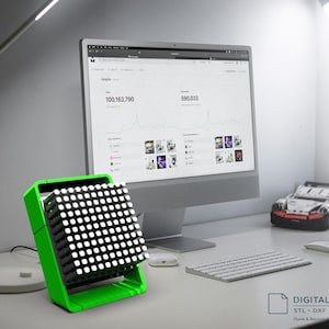 120コピックマーカーオーガナイザーSTL | 3Dプリント可能なモジュラー収納ラック | アーティスト用デスクスタンド