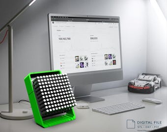 120 Copic Marker Organizer STL / Supporto modulare stampabile in 3D / Supporto da scrivania per artisti