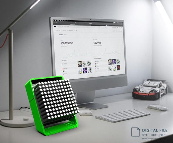 120 Copic Marker Organizer STL | 3D Printable Modular Storage Rack | Desk Stand for Artists
