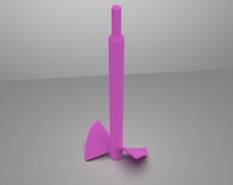 3D Printable Drill Mixer Attachment: Paint, Resin, Adhesives (STL File)