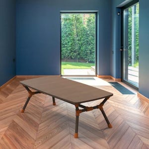 Modern Wood Coffee Table with 3D Printed Connectors (STL & DXF Files)