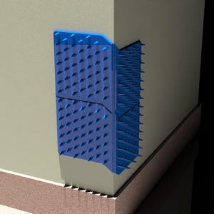 3D Printable Cat Grooming Brush: Corner Wall Comb (STL File)