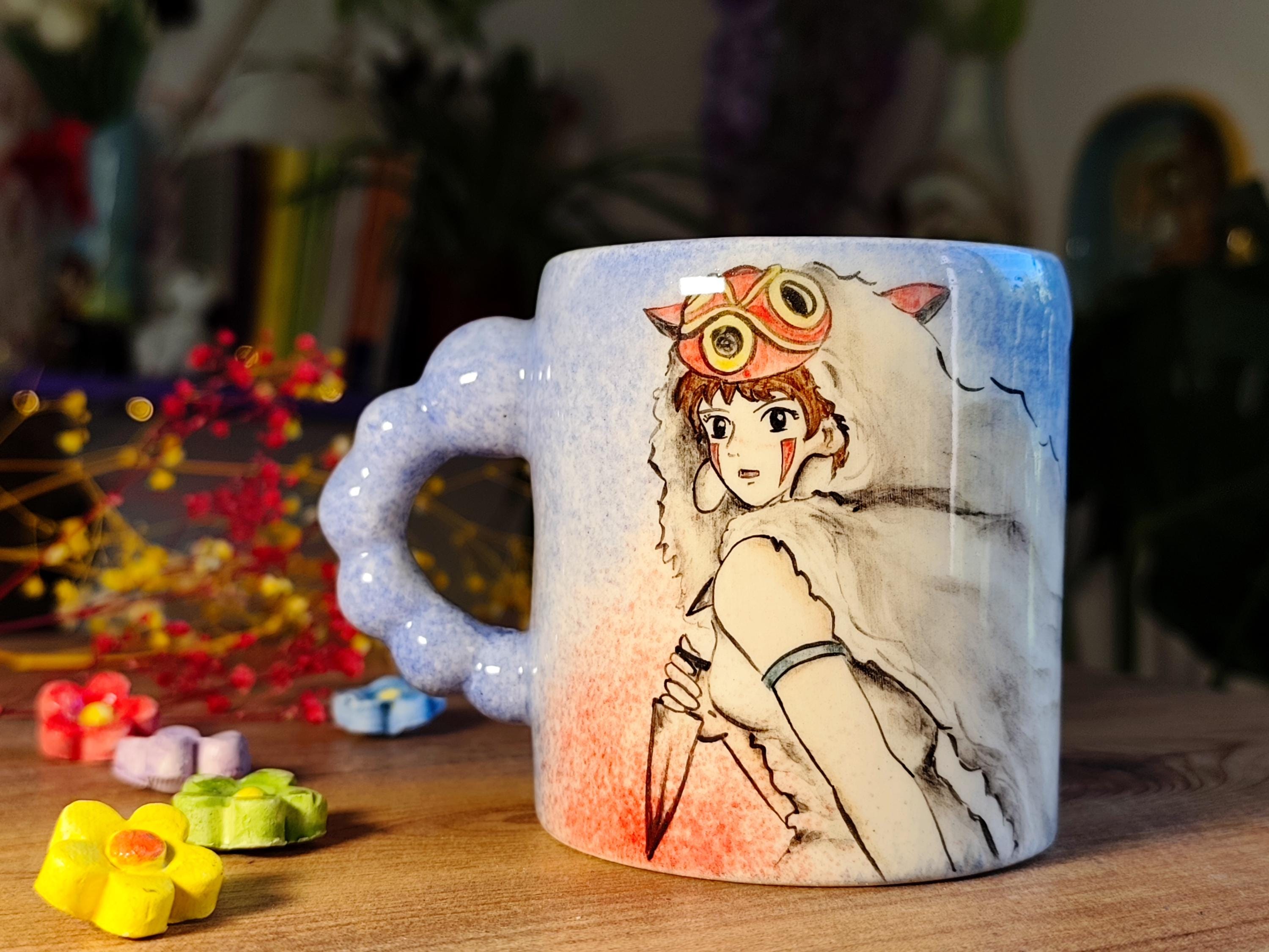 6-5 ジブリ、もののけ姫　マグカップ Princess mononoke mug - Etsy 日本