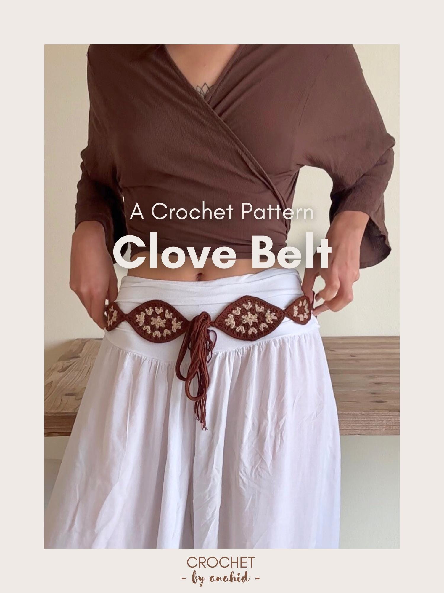 crochet belt for dress pattern Friendship Belt *crochet pattern* Clover Needlecraft