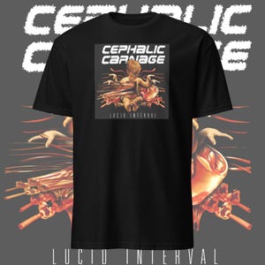 T-shirt Cephalic Carnage Vêtements Grindcore Metal Streetwear