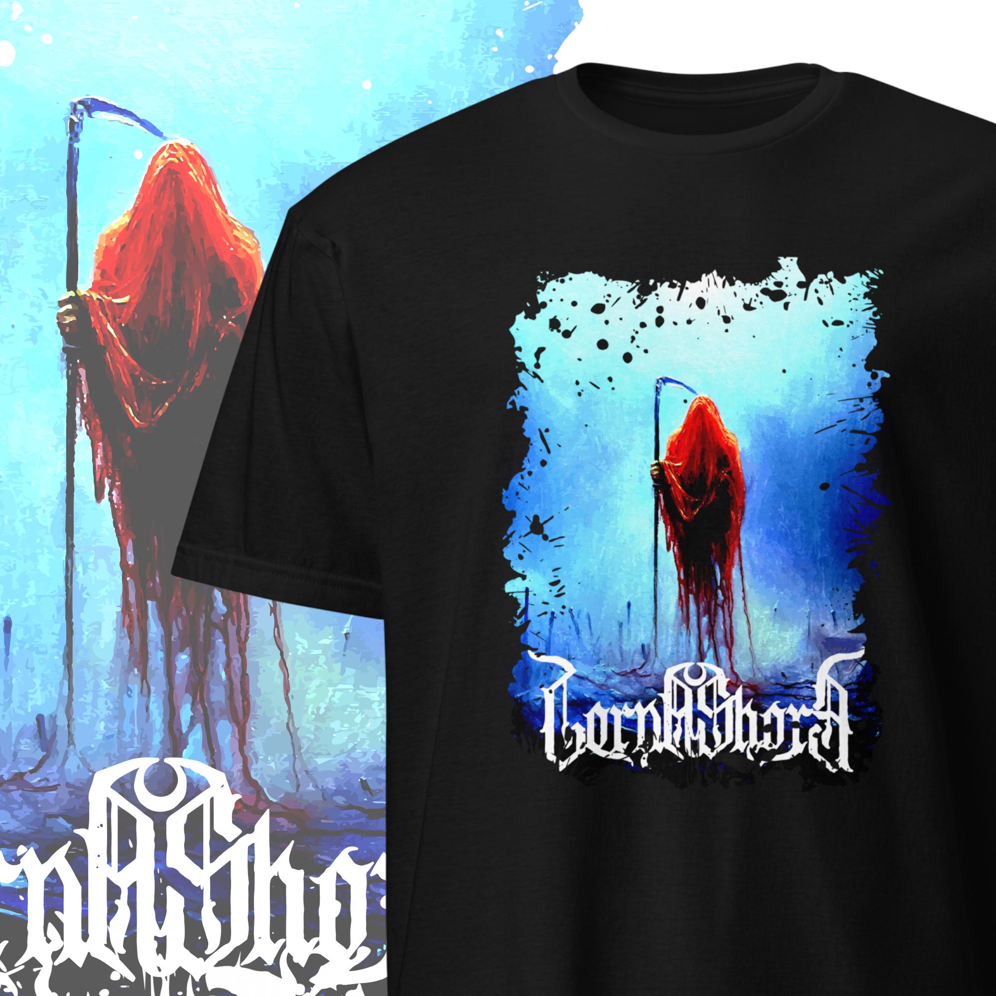 Lサイズ】LORNA SHORE ローナショア 赤死神 Tシャツ 半袖 ロック