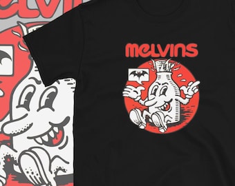 Melvins Band 90s, Vintage Gothic Graphic 100% Cotton Shirt S