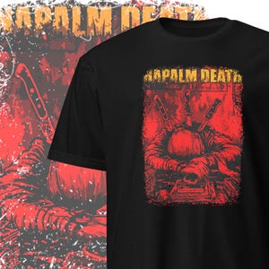 Napalm Death T-Shirt Grindcore Clothing Metal Streetwear