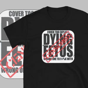 Dying Fetus T-Shirt Death Metal Clothing Metal Merch