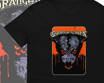 オレンジゴブリンバンドTシャツクラシックロックウェア