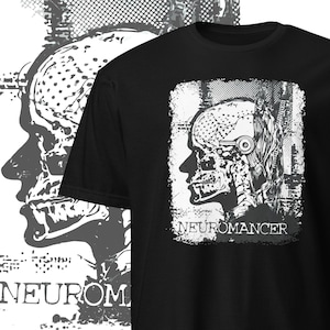 Neuromancer T-Shirt William Gibson Clothing Unisex Bookworm Streetwear