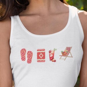 Beach PNG, SVG, Jpg, Pdf, Ocean Inspired Summer Design, Beach Lover Design for Women and Girls, Vacation Shirt File, Beach Life, DIGITAL