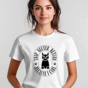 TNR Advocate, Trap Neuter Return, Because I Care, Cat Rescue Svg Jpg Png Pdf, Humane Stray Cat Design, Cat Lover Gift, DIGITAL