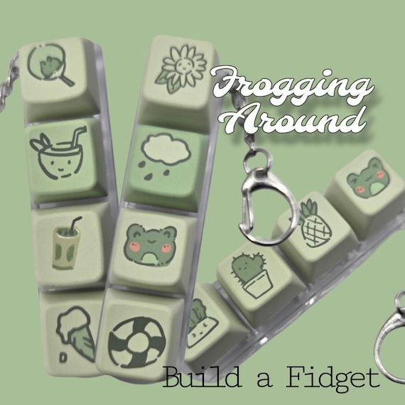 Frogging Around (Ergo) - Build A Fidget!( Silent, Clacky, or Creamy)