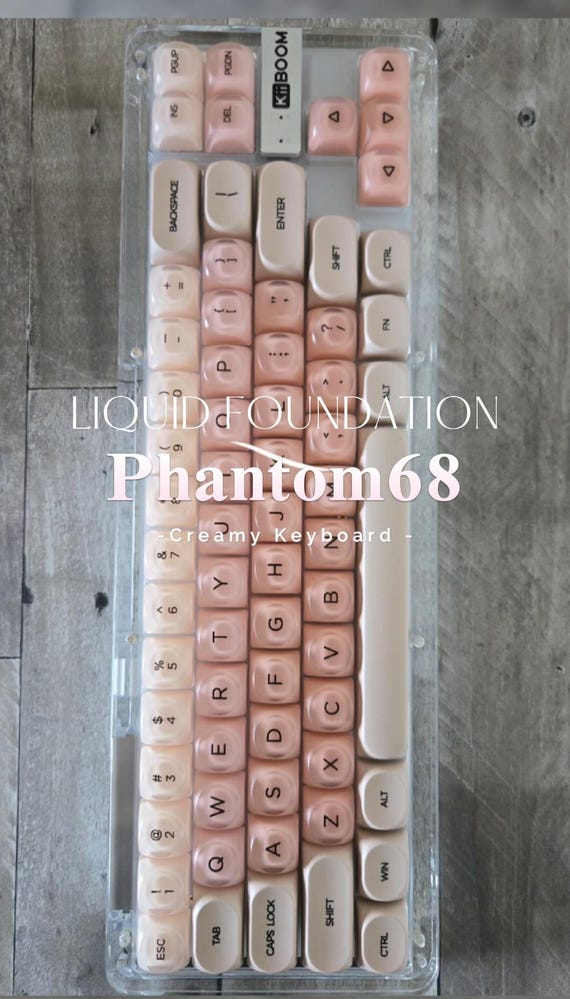 Liquid Foundation Custom Phantom 68 Transparent Acrylic, BT, Amazing lighting Effects *SOUND Test Link in Description