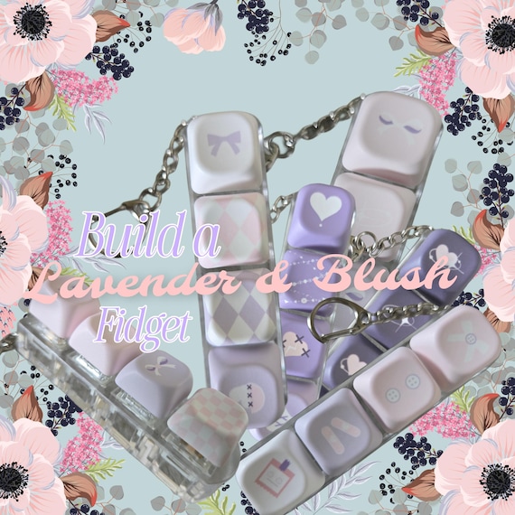 Build A Lavender & Blush Fidget!( Silent, Clacky, or Creamy)