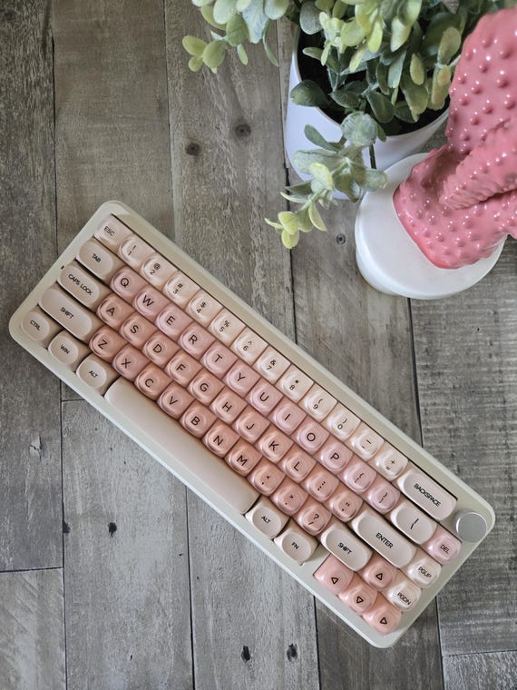 Creamy Liquid Foundation B68 Customized Wireless Keyboard  *SOUND TEST Link in description