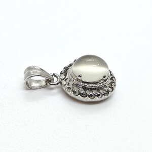 Moonstone Pendant In 92.5 Sterling  Silver