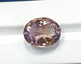 Ametrine Gemstone 12.27 Carats Bio Color Oval Shape Natural Gemstone