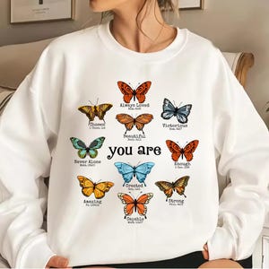 Christian Butterfly Bible verset PNG - Inspirational Faith imprimable