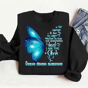 Concientización sobre la enfermedad de Graves PNG / Cinta de tiroides transparente / Descarga digital para sublimación y manualidades