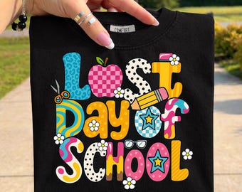Último día de clases PNG, Diseño de sublimación de verano para profesores, Camiseta de fin de clase PNG, Descarga digital de fin de curso