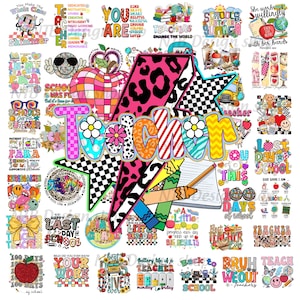 50 + PNG Teacher Bundle PNG, School Png, Retro Teacher Png, Bacl to School png
