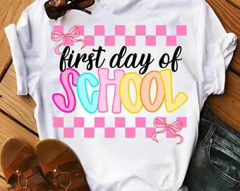 Lazo de coqueta para regreso a clases PNG: Diseño de sublimación de maestra