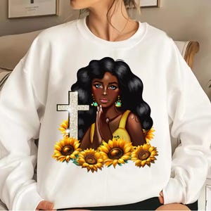 Black Girl Praying PNG, Afro Spiritual Art,Christian Clipart, Digital Download, Black Queen PNG, Black Girl Magic PNG