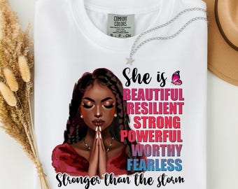 Melanin Queen PNG, Black Woman Empowerment PNG, Afro Woman Sublimation Design, Strong Black Girl Magic Shirt PNG, Inspirational Afro Clipart