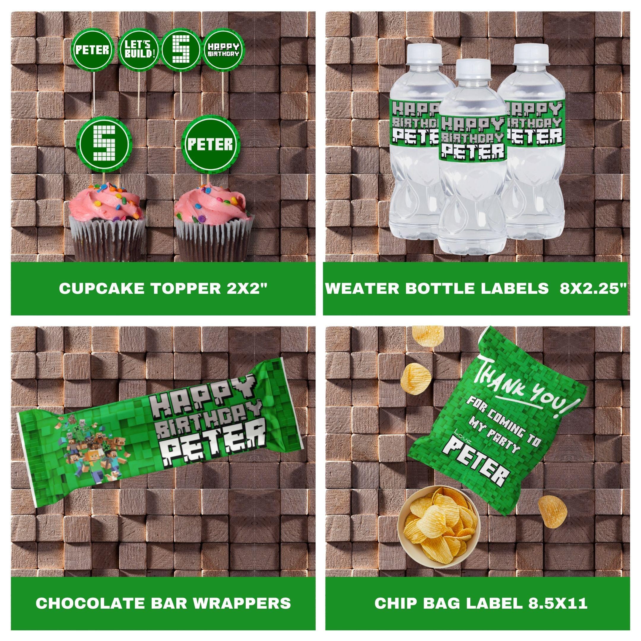 Minecraft Birthday Party Bundle