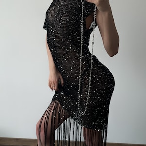 Sparkly Midi Dress - Etsy