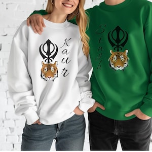 Singh Kaur Punjabi Sikhismus Sikh PNG ART Sweater khanda Desi Shirt Men Digital File Gifts for Him Her Panjabi Man Women T Shirts Design