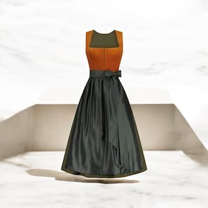 October Velvet Dirndl Dress - Handmade Bavarian Luxury