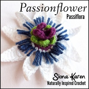 Passionflower Crochet Pattern PDF