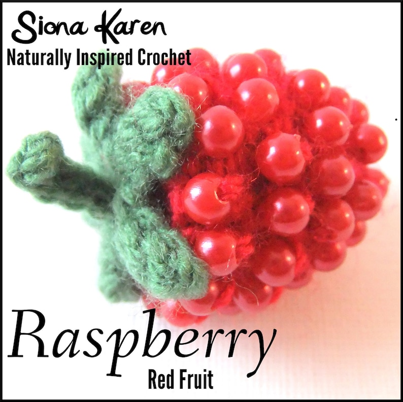 Raspberry Crochet Pattern PDF Etsy
