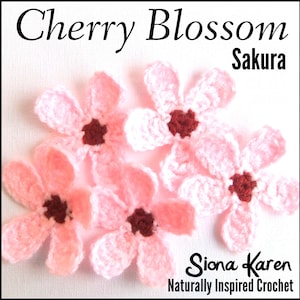 Cherry Blossom Crochet Pattern PDF