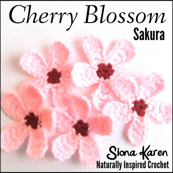 Cherry Blossom Crochet Pattern PDF