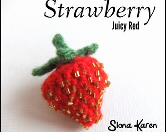 Strawberry Crochet Pattern PDF