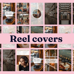 300+ Bookstagram-spoelen | Bewerkbare sjabloon voor bookstagram-rollen | Post op sociale media van boekenliefhebber | Bookish Instagram-sjabloon afbeelding 7