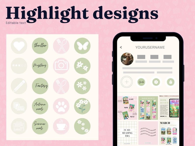 Bookstagram template Instagram for canva | Editable bookstagram post template | Book Lover Social Media Post | Bookish Instagram image 11