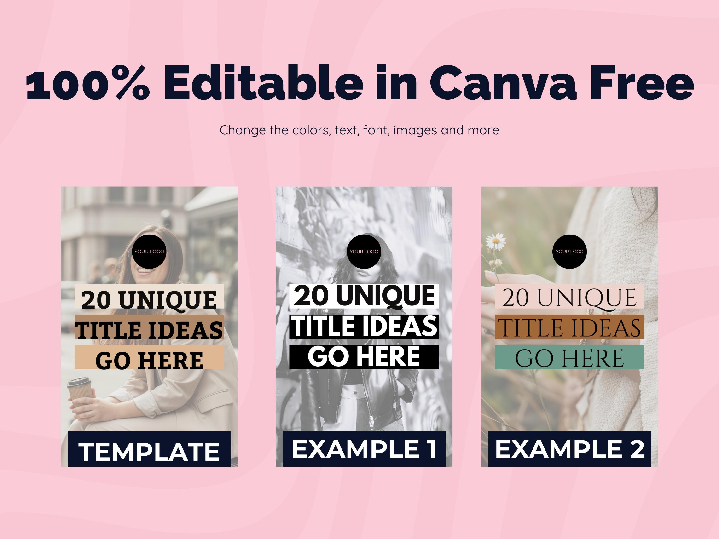 50 Neutral Aesthetic Pinterest Pin Templates Canva | Done for You ...