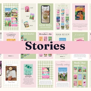 Bookstagram template Instagram for canva | Editable bookstagram post template | Book Lover Social Media Post | Bookish Instagram image 10