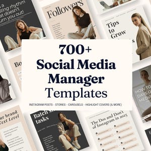 700 Instagram-sjablonen voor social-mediamanager voor Canva, sjablonen voor social-mediamanagers, smm Instagram, sjabloon voor sociale-mediastrategie