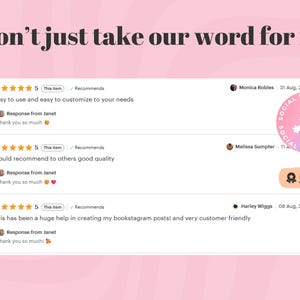 Bookstagram template Instagram for canva | Editable bookstagram post template | Book Lover Social Media Post | Bookish Instagram image 2