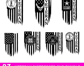 Pacchetto SVG con bandiera militare degli Stati Uniti, SVG con veterano in difficoltà, SVG con esercito, SVG con guardia costiera, Pacchetto SVG con veterano dell'esercito, SVG con bandiera patriottica, SVG con bandiera americana