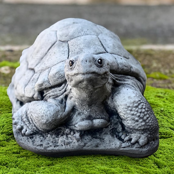 Natelf Statua Da Giardino Tartaruga Solare - Decorazione In Metallo Con Luce LED, 30x28x7 Cm, Per Esterno, Patio, Balcone, Regalo Inaugurazione Casa - 3