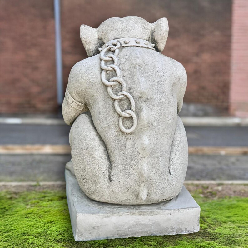 Large Gargoyle Statue Concrete Gothic Gremlin Figure Stone Guardian ...