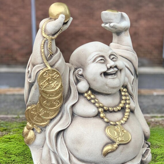Statuetta del Buddha che ride - Blanc de chine - Porcellana - Catawiki