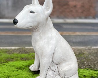 ブルテリア（白）、犬自然なサイズの像、限定版、ArtDog - Etsy 日本